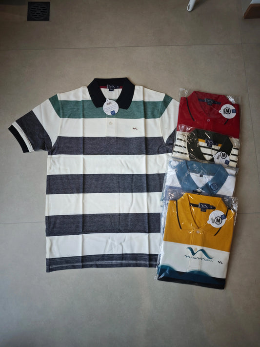 Custom Color-Block Uniform Polo Shirt - Durable Corporate & Staff Wear