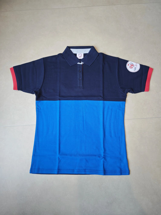 Long Sleeve Rugby Style Striped Polo Shirt - Heavyweight Cotton Wholesale