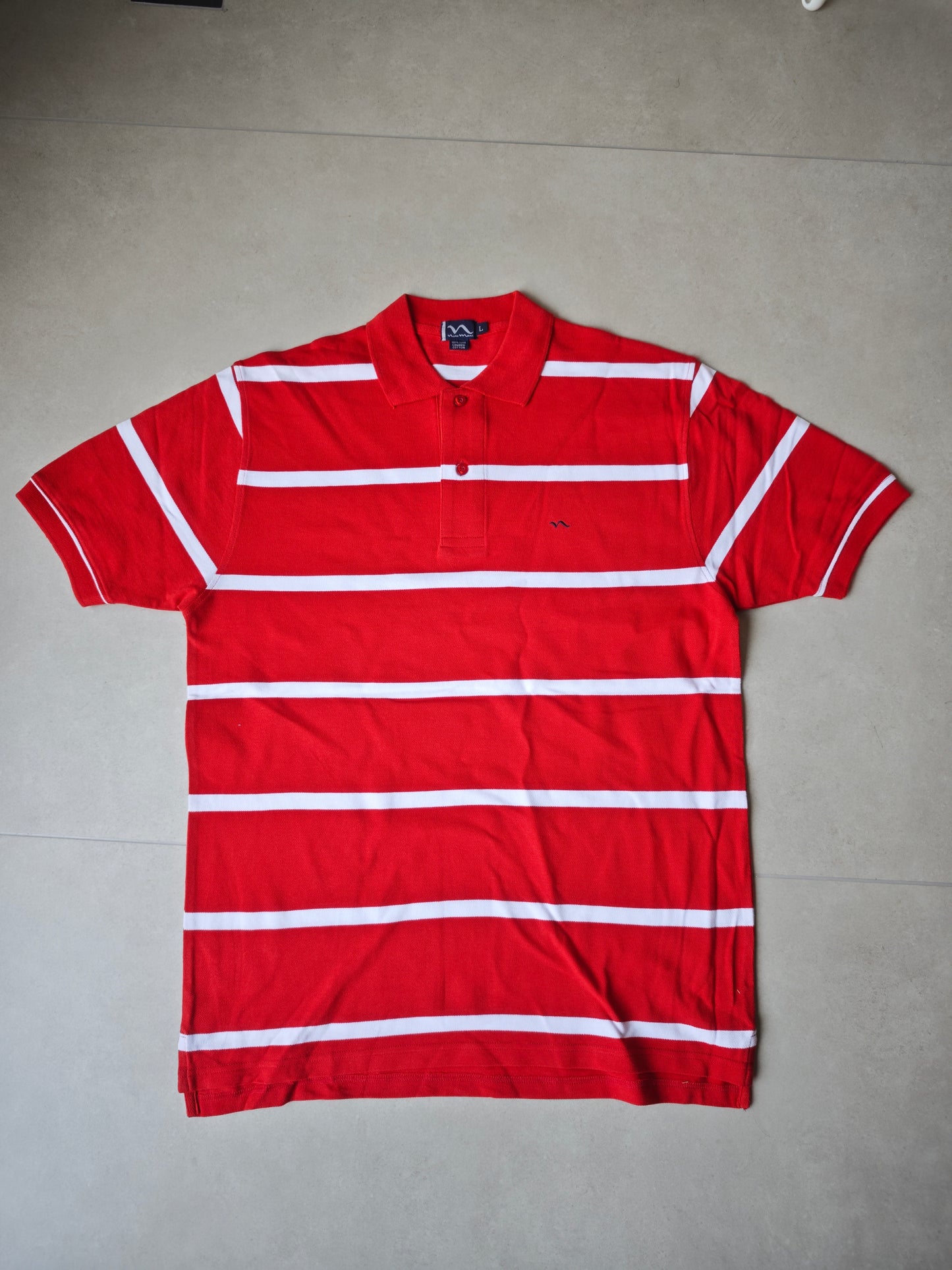 Short Sleeve feeder stripe POLO shirt