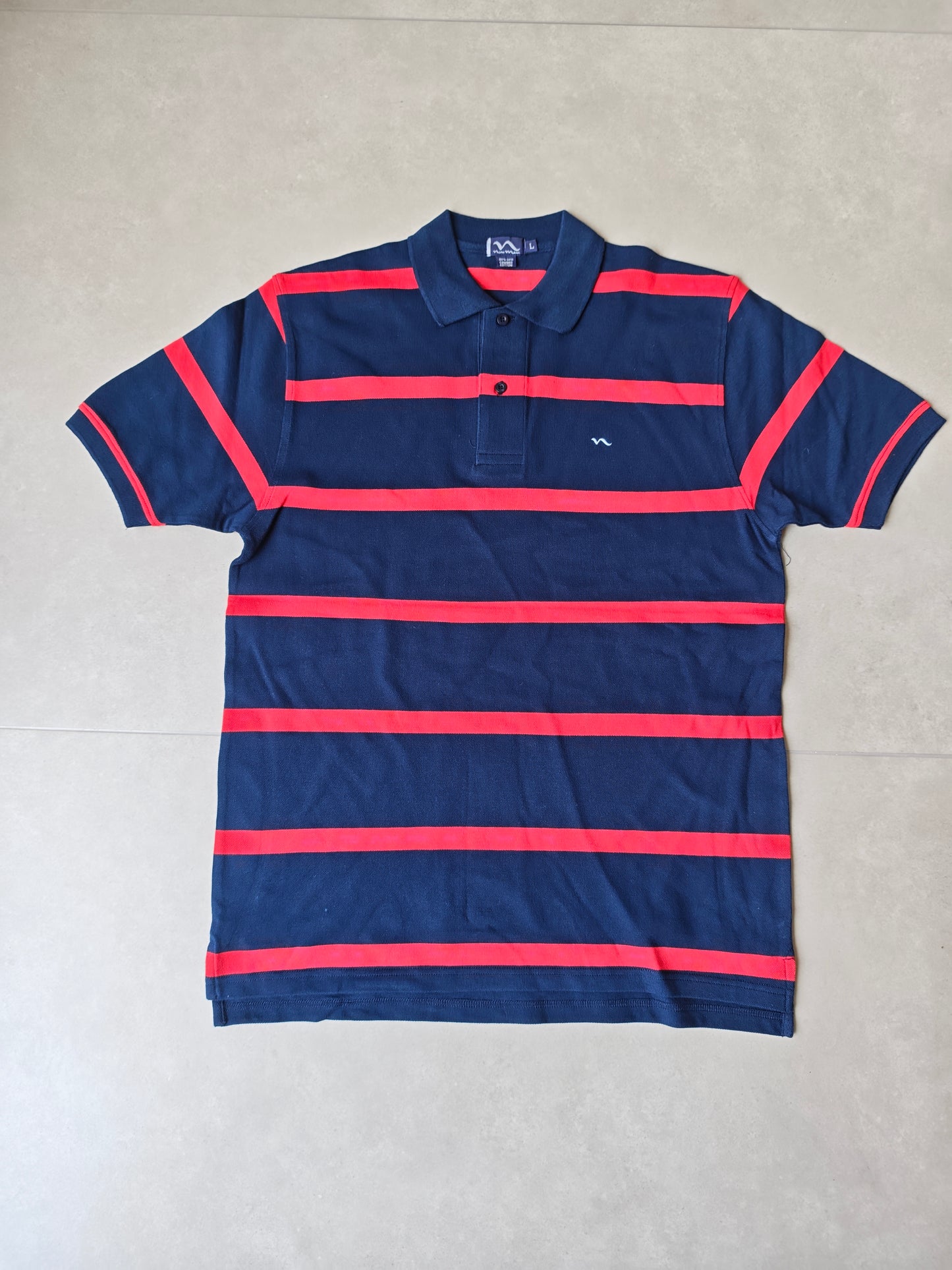 Short Sleeve feeder stripe POLO shirt