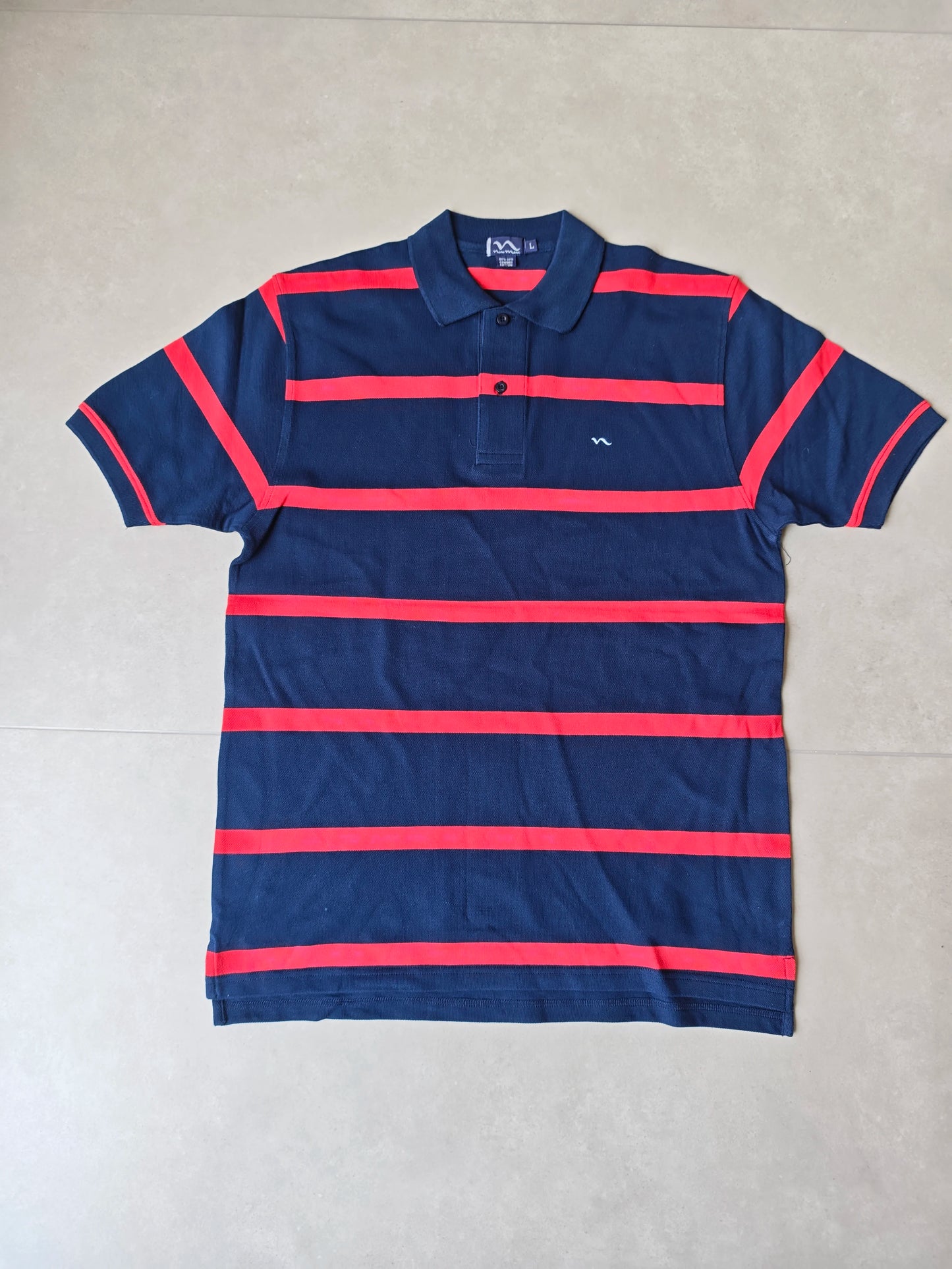 Classic Short Sleeve Feeder Stripe Polo Shirt - 100% Breathable Cotton Wholesale