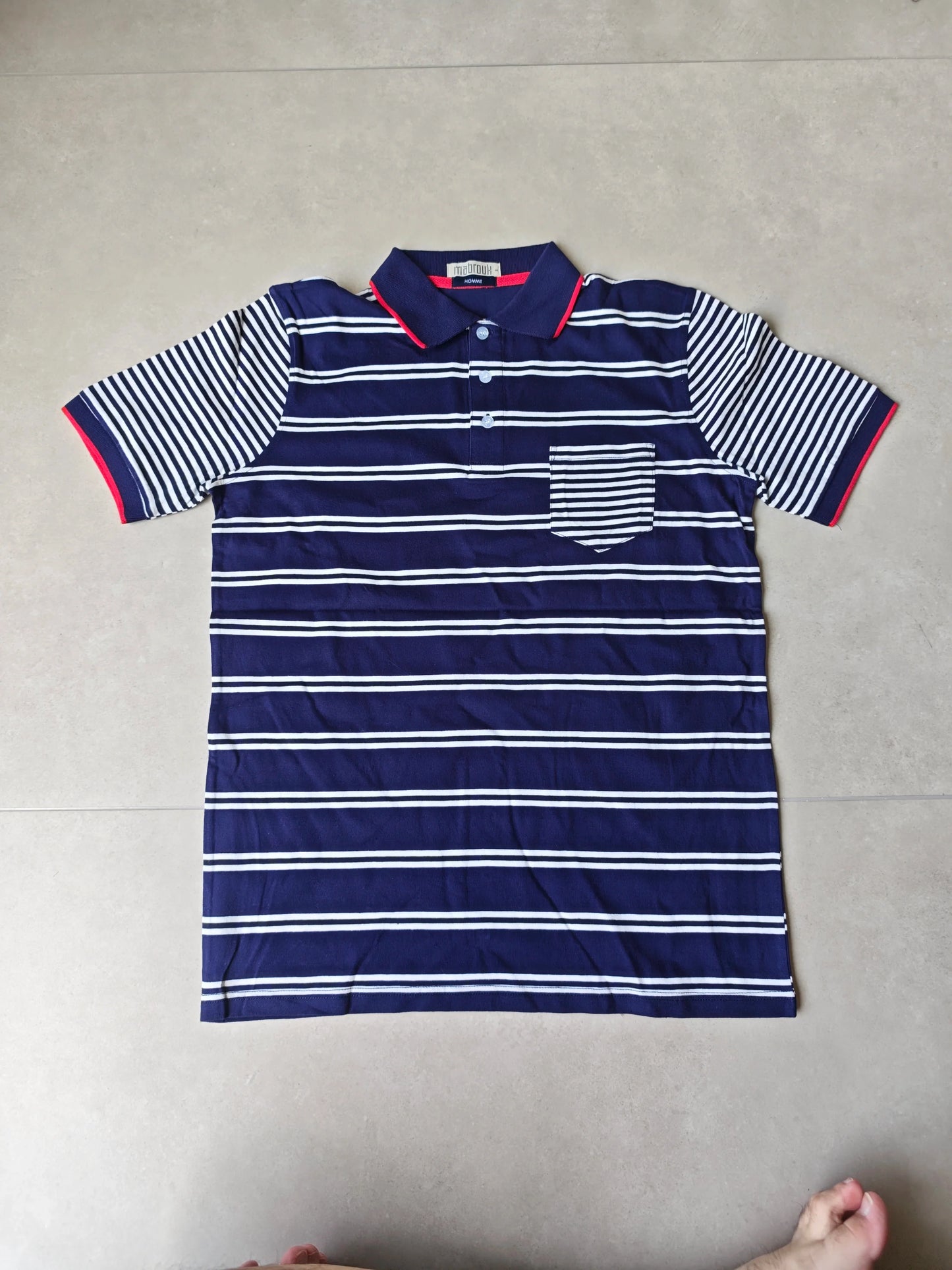 Signature Horizontal Multi-Stripe Cotton Polo - Heritage Collection Wholesale