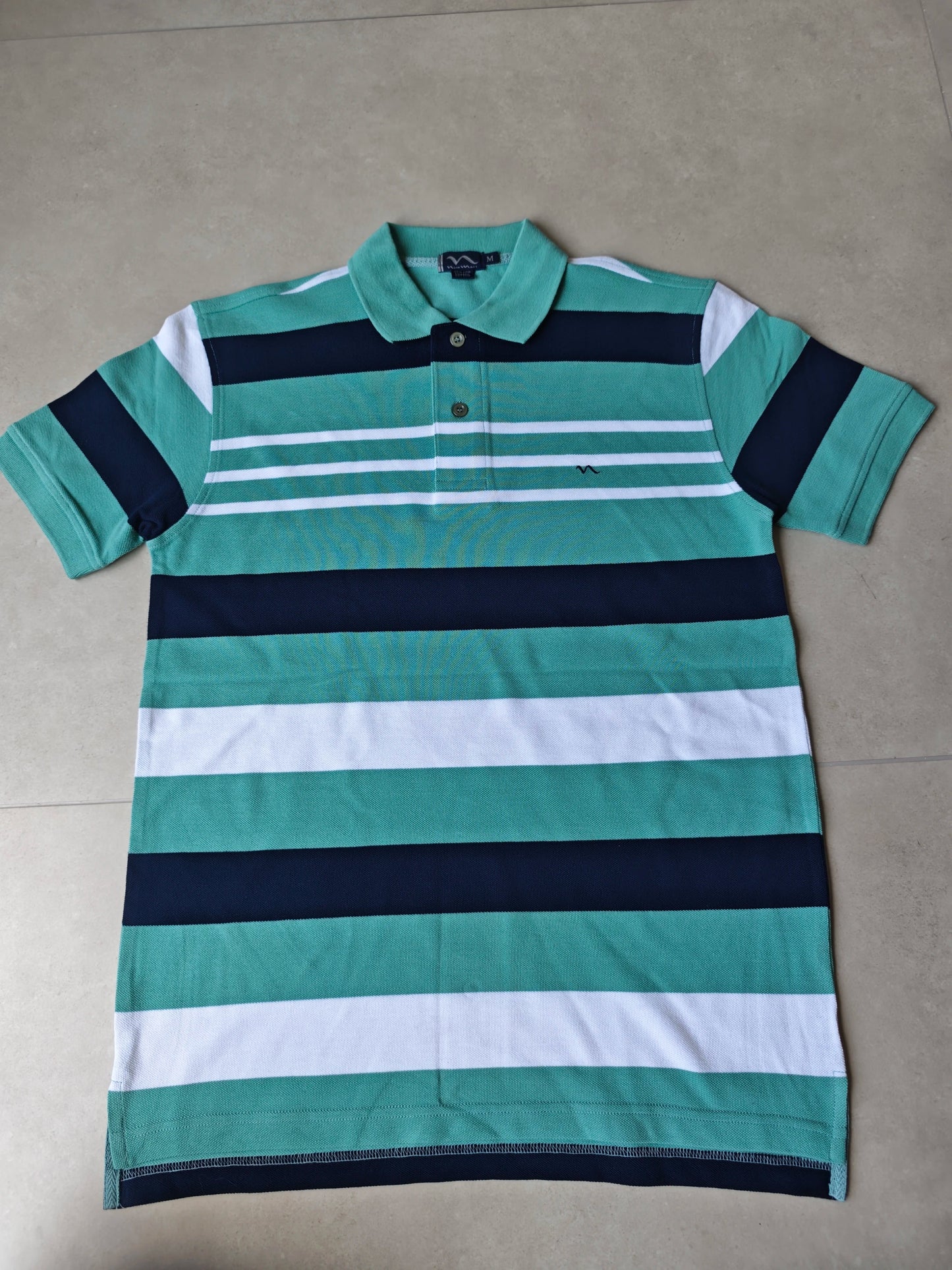 Signature Horizontal Multi-Stripe Cotton Polo - Heritage Collection Wholesale
