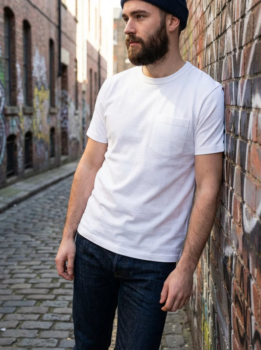 Premium 100% Cotton Short Sleeve Pocket T-Shirt - 220 GSM Heavyweight Wholesale