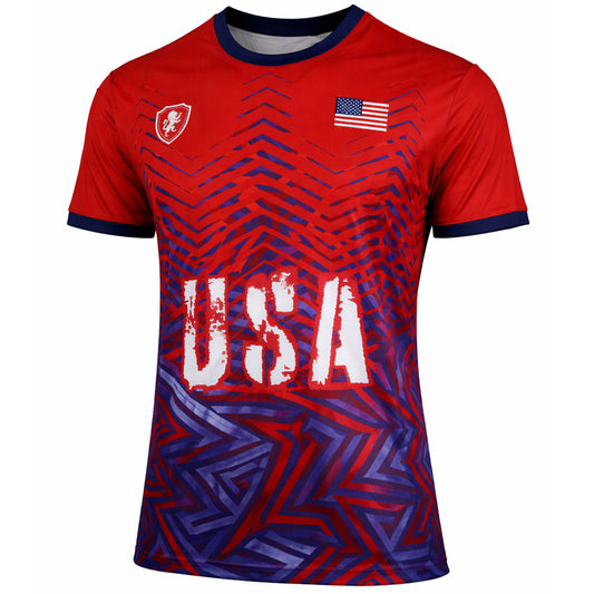 Custom Sublimated Performance Tee | Edge-to-Edge Print Dry-Fit